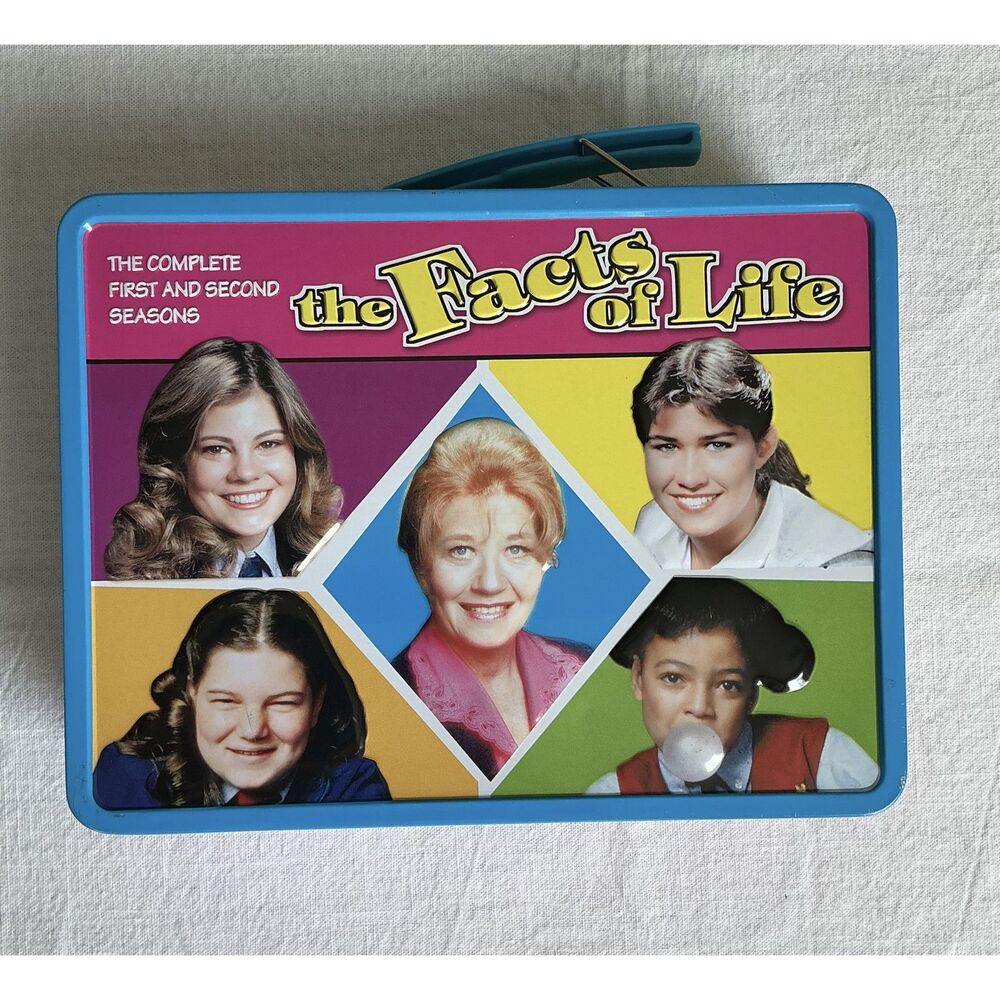 Vintage The Facts Of Life Collectible Lunch Box-First & Second Season 4 DVD